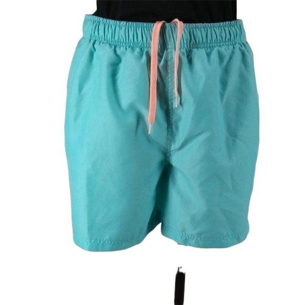 O'RAGEOUS Teal Size‎ Small Swim Trunks Shorts elastic waist
